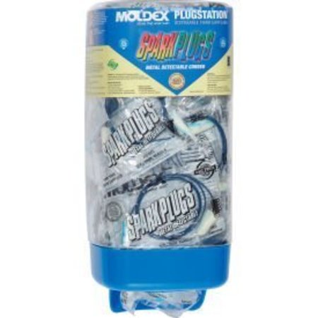 MOLDEX Moldex 6881 Metal Detectable SparkPlugs PlugStation Dispenser, Corded, 33dB, 150 Pairs 6881